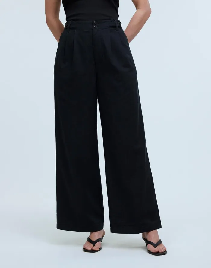 Women Pants Madewell The Curvy Harlow WideLeg Pant