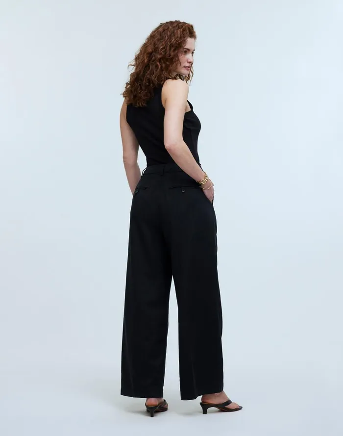 Women Pants Madewell The Curvy Harlow WideLeg Pant