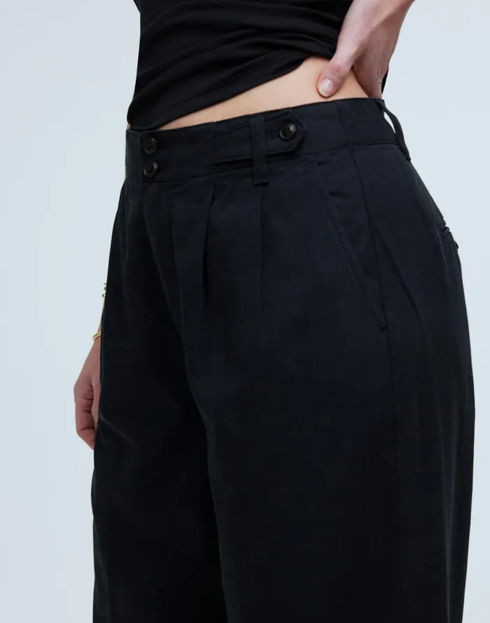 Women Pants Madewell The Curvy Harlow WideLeg Pant