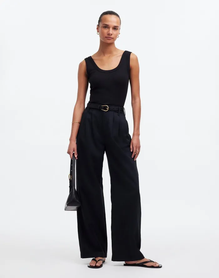 Women Pants Madewell The Harlow WideLeg Pant