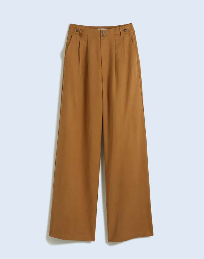 Women Pants Madewell The Plus Curvy Harlow WideLeg Pant