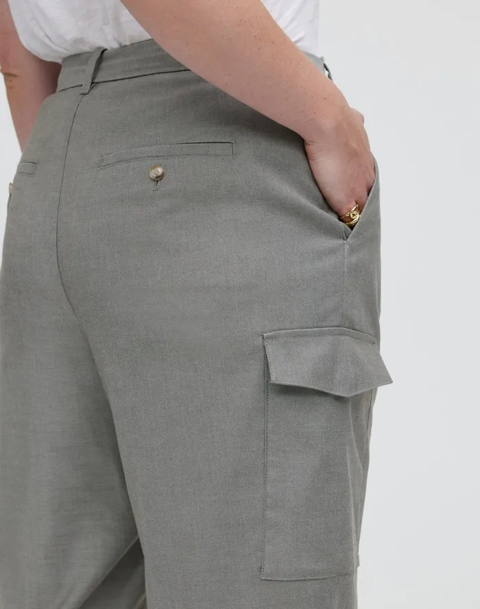 Women Pants Madewell The Turner Tapered Cargo Pant In Yarn Dye