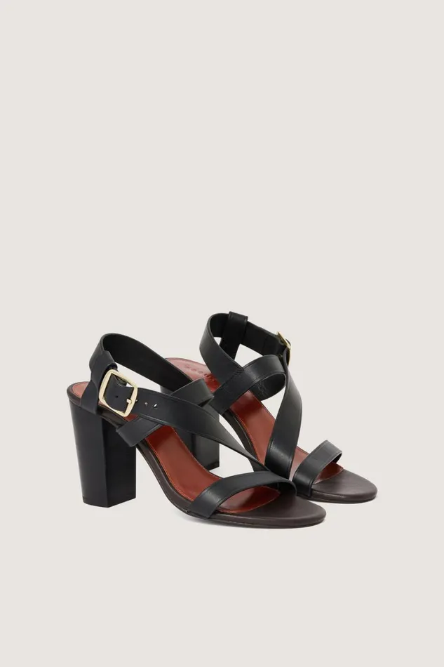 Women PAOLINA SANDALS Black Soeur Shoes