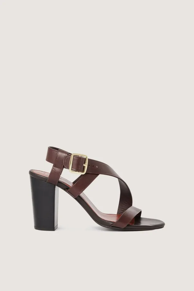 Women PAOLINA SANDALS Dark Brown Soeur Shoes