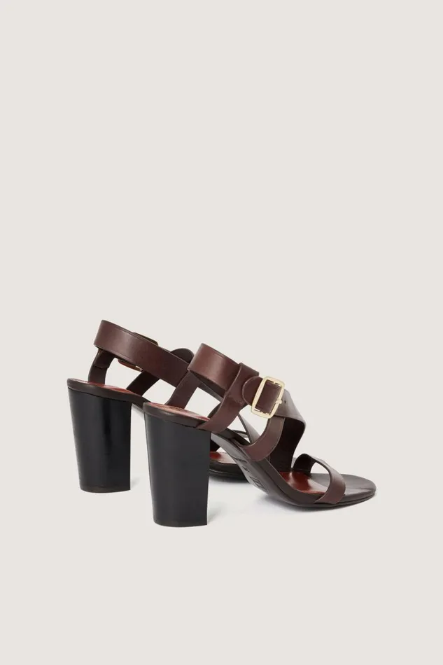 Women PAOLINA SANDALS Dark Brown Soeur Shoes