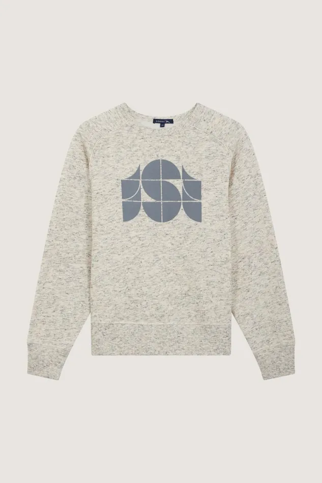 Women PASCAL SWEATSHIRT Ecru Mottled Soeur TShirts and Sweatshirts