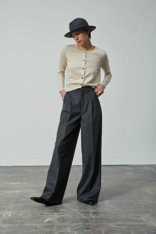 Women PEGASUS TROUSERS Grey Soeur Trousers