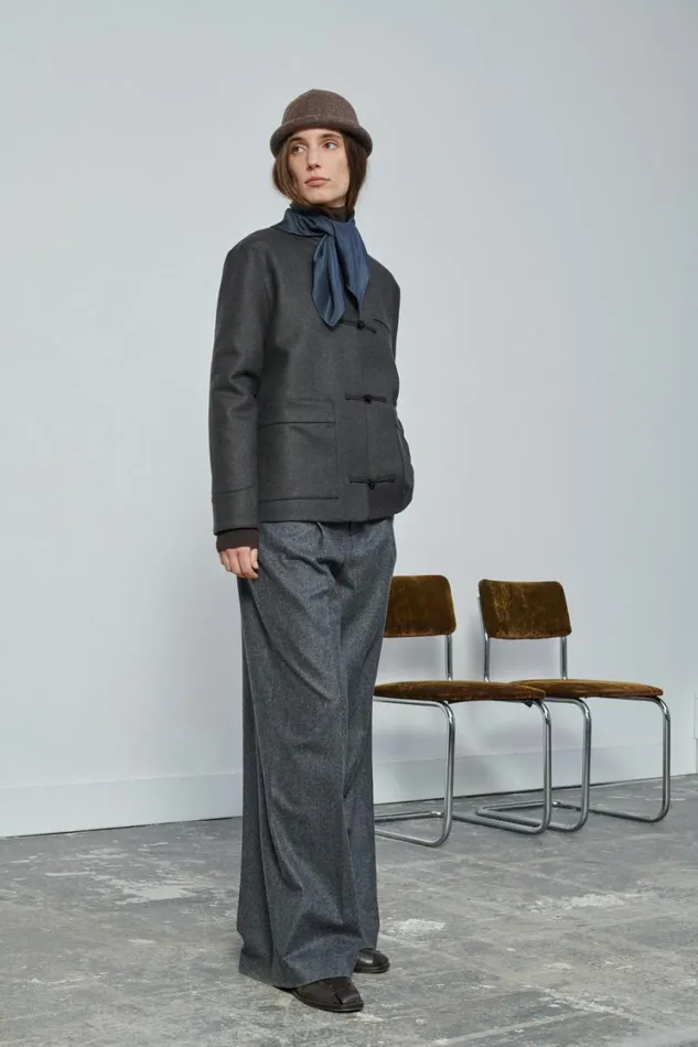 Women PEGASUS TROUSERS Grey Soeur Trousers