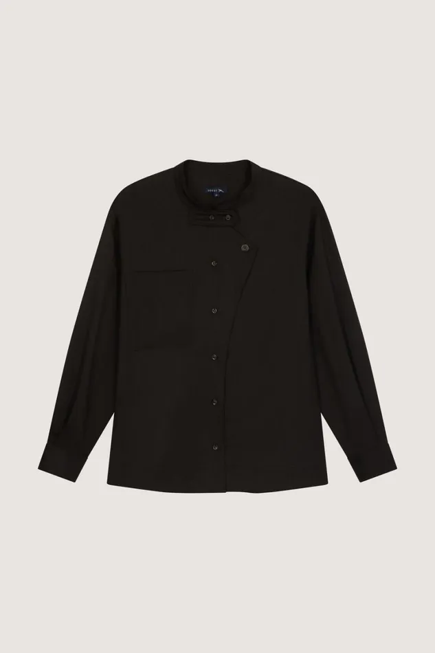 Women PHILO SHIRT Dark Brown Soeur Shirts