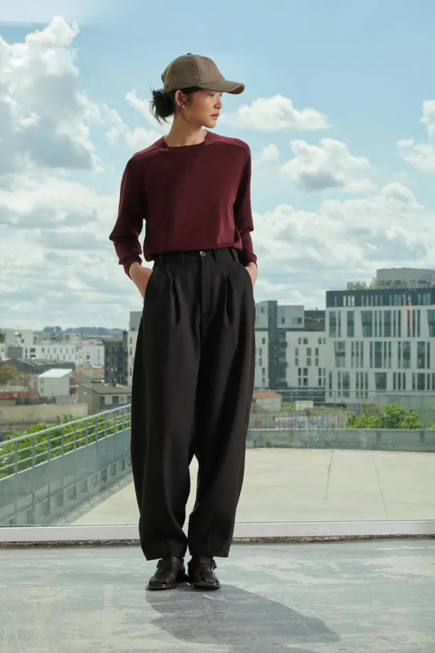 Women PIO JUMPER Plum Soeur Jumpers and Cardigans
