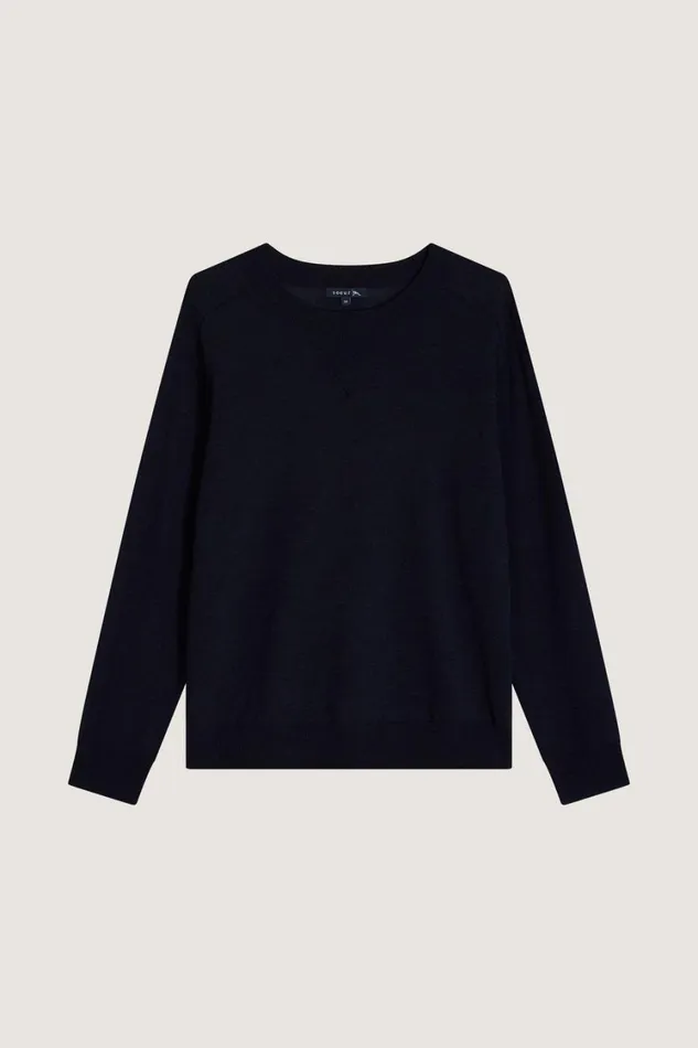 Women PIO SWEATER Navy Soeur Jumpers and Cardigans