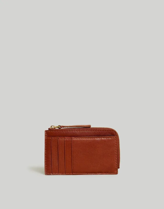 Women Pouches and Wallets Madewell The Essential Zip Card Case Wallet