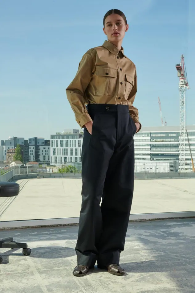 Women PRESTON TROUSERS Black Soeur Trousers