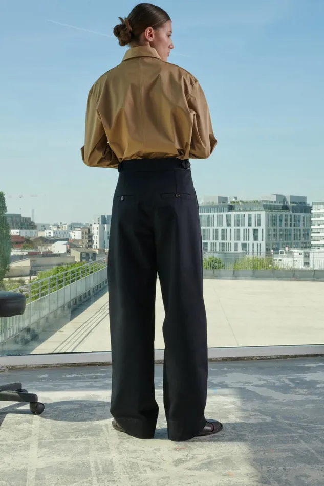 Women PRESTON TROUSERS Black Soeur Trousers