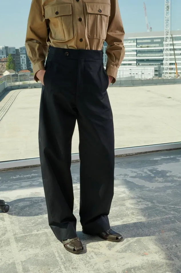 Women PRESTON TROUSERS Black Soeur Trousers