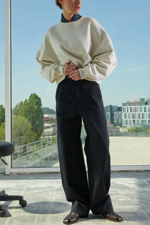 Women PRESTON TROUSERS Black Soeur Trousers