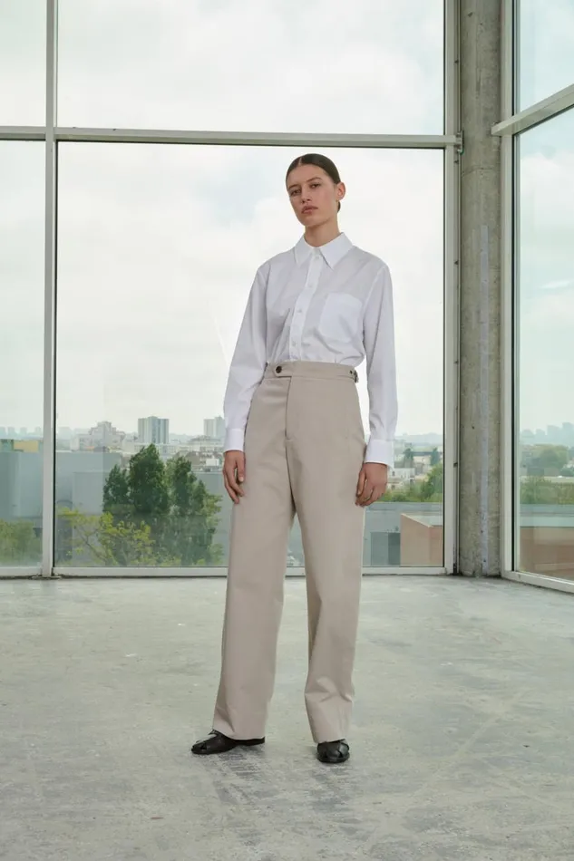 Women PRESTON TROUSERS Chalk Soeur Trousers
