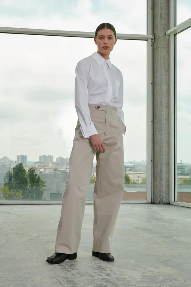 Women PRESTON TROUSERS Chalk Soeur Trousers