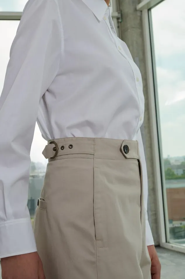 Women PRESTON TROUSERS Chalk Soeur Trousers