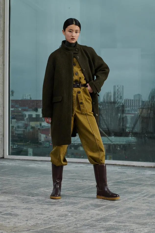 Women PRISCA JACKET Khaki Soeur Jackets and Coats