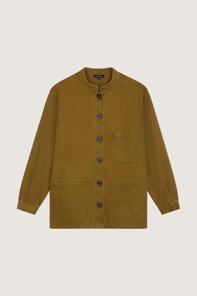 Women PRISCA JACKET Khaki Soeur Jackets and Coats