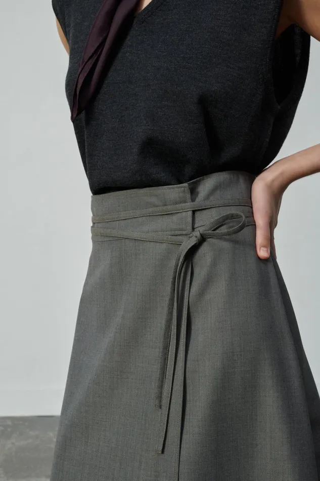Women REINE SKIRT Grey Soeur Skirts and Shorts