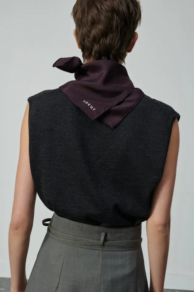 Women REINE SKIRT Grey Soeur Skirts and Shorts