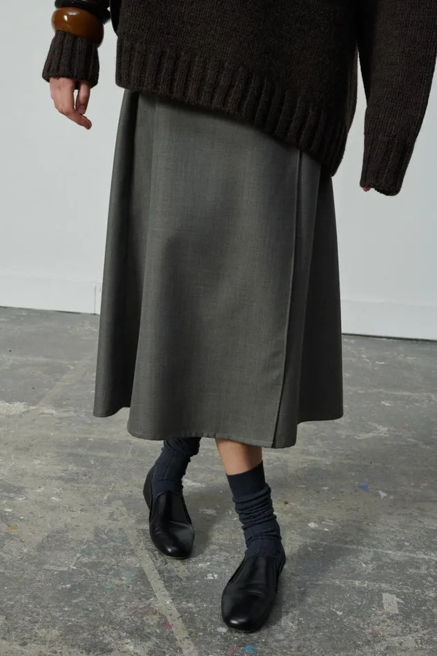 Women REINE SKIRT Grey Soeur Skirts and Shorts