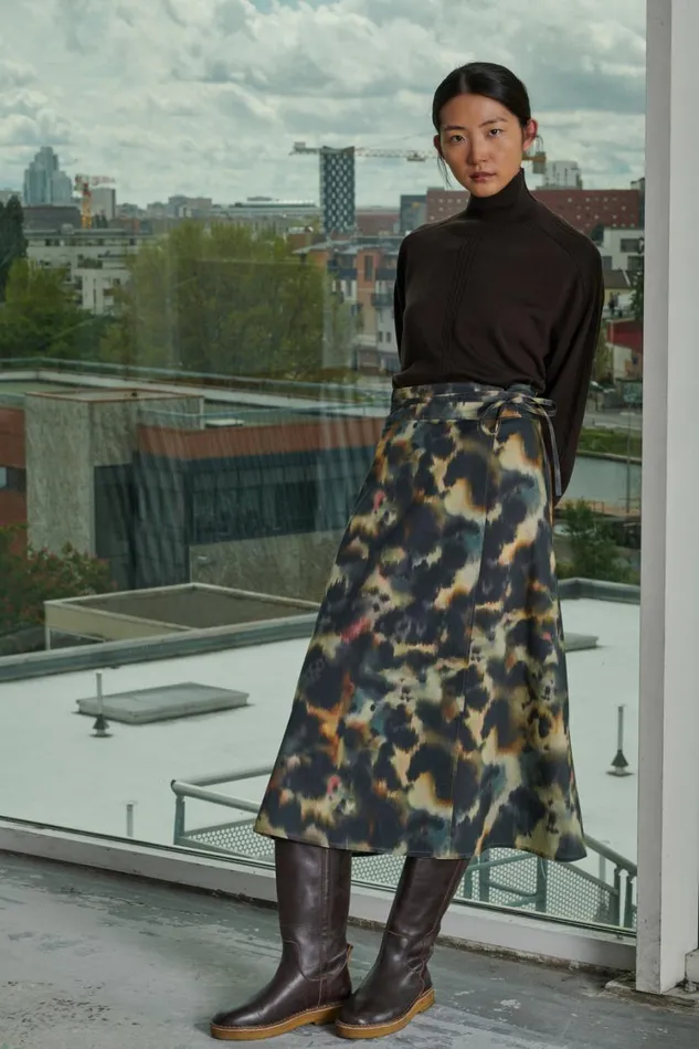 Women REINE SKIRT Multico Anthracite Soeur Skirts and Shorts