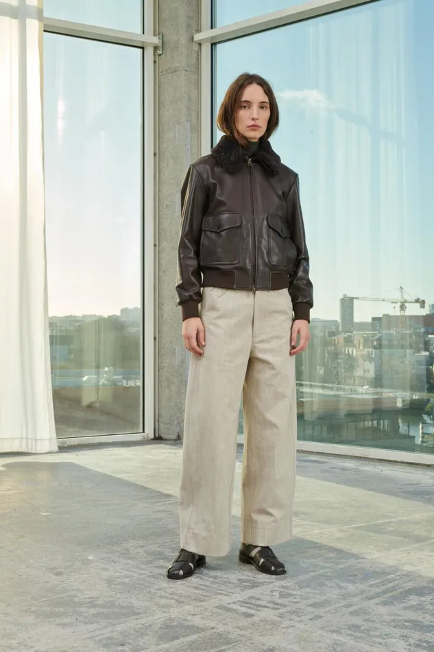 Women RINGO JACKET Brown Soeur Jackets and Coats