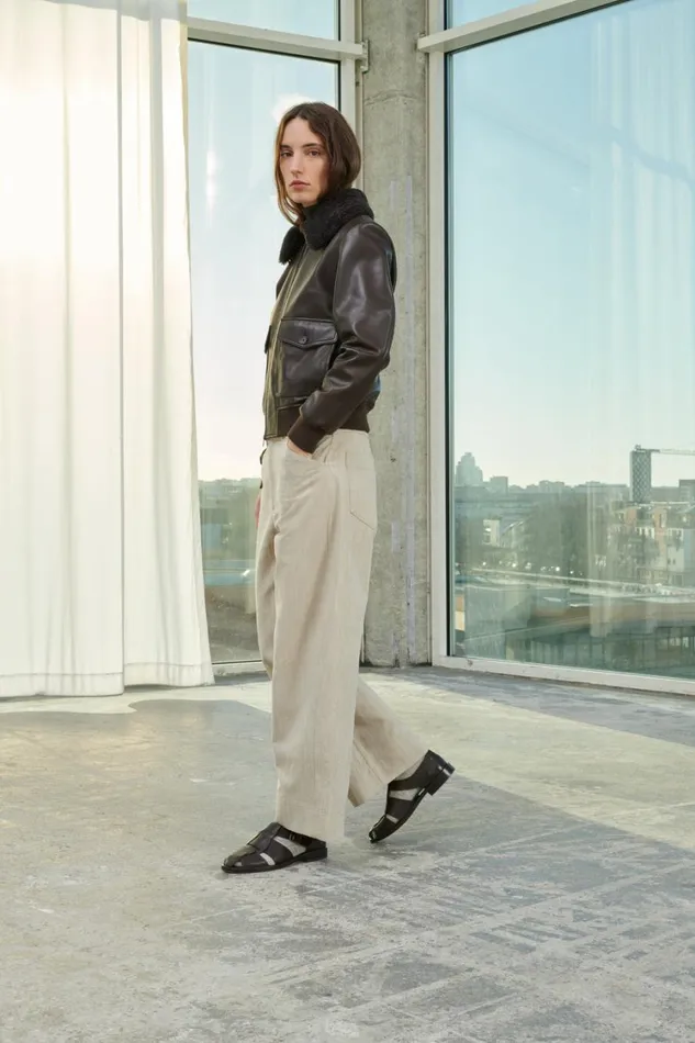 Women RINGO JACKET Brown Soeur Jackets and Coats