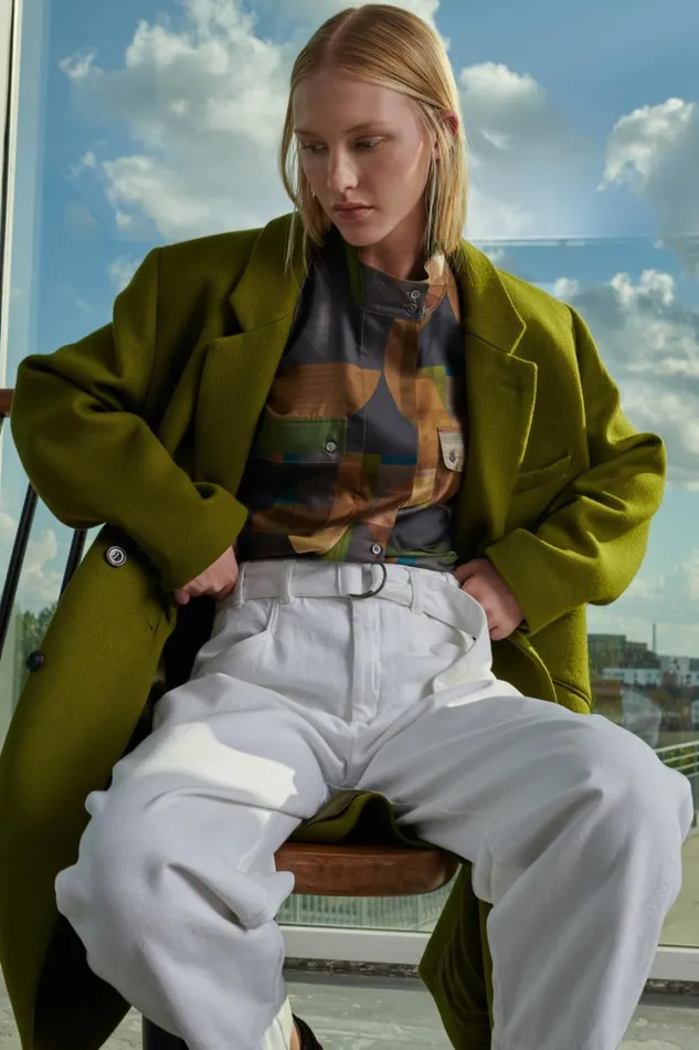 Women RITA SHIRT Greenbrown Soeur Shirts