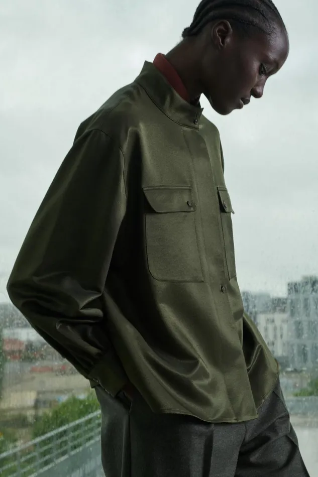 Women RITA SHIRT Khaki Soeur Shirts