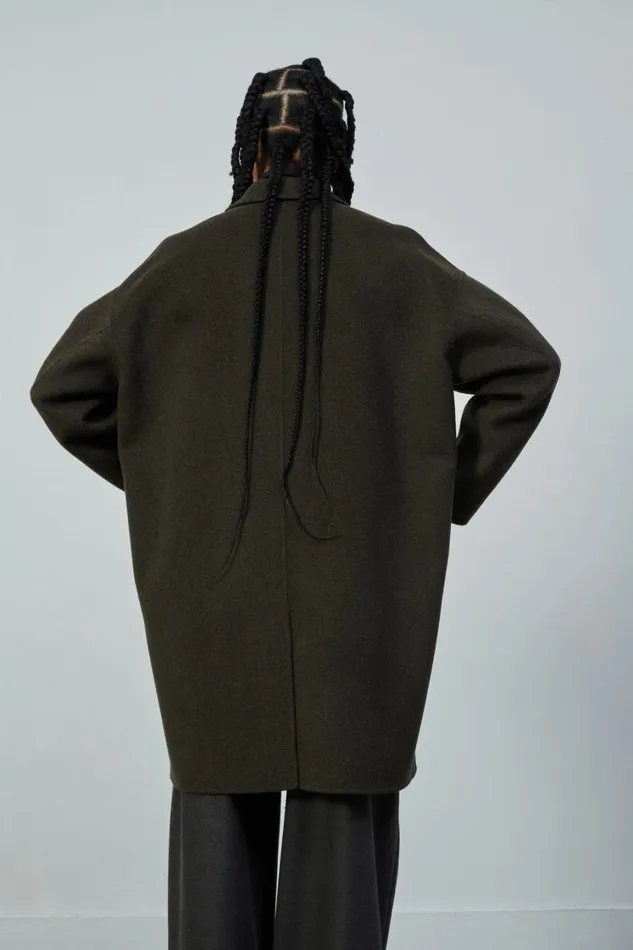 Women ROCHESTER COAT Khaki Mottled Soeur Jackets and Coats
