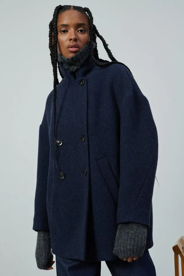 Women SALFORD COAT Navyblack Soeur Jackets and Coats