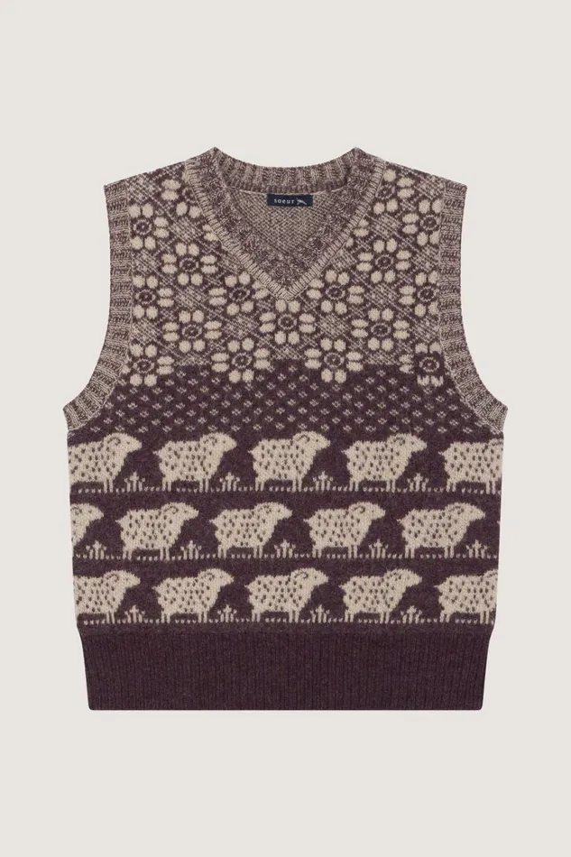 Women SALLY JUMPER Purple Soeur Jumpers and Cardigans