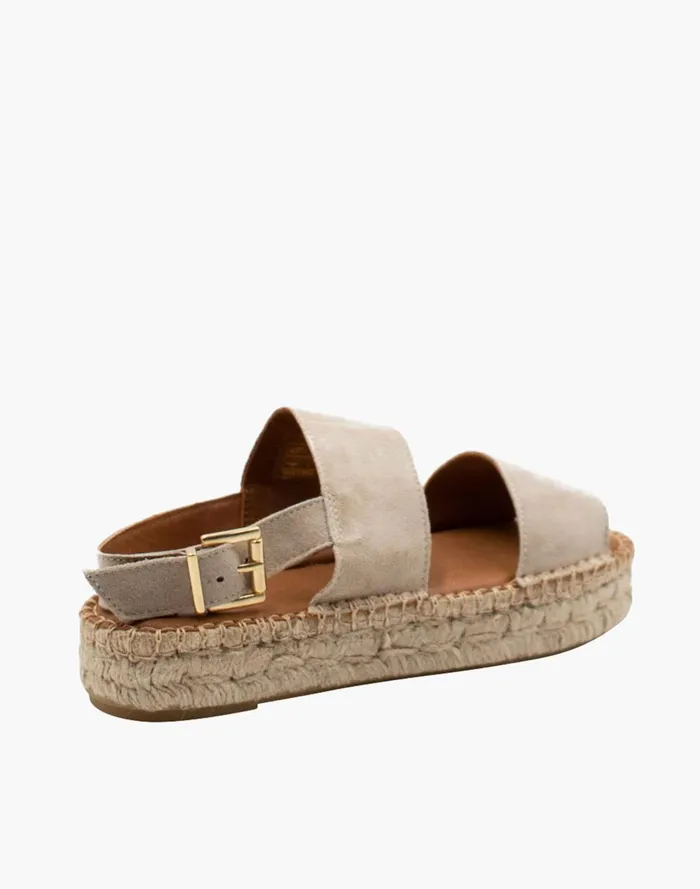 Women Sandals Madewell ALOHAS Leather DoubleStrap Espadrille Sandals