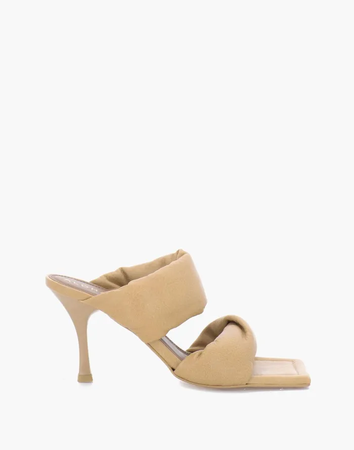 Women Sandals Madewell ALOHAS Leather Twist Strap Sandals In Camel