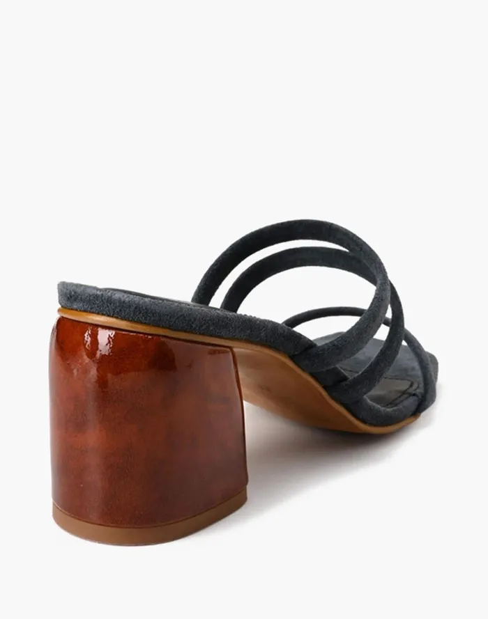 Women Sandals Madewell ALOHAS Suede Indiana BlockHeel Sandals