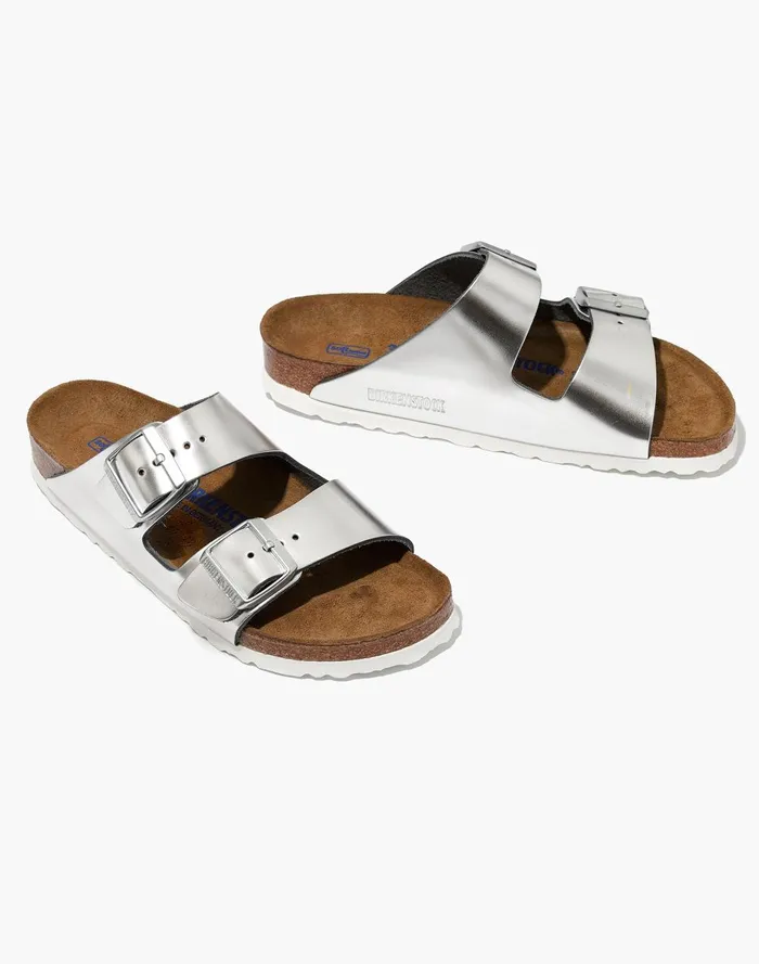 Women Sandals Madewell Birkenstock Arizona Sandals In Leather