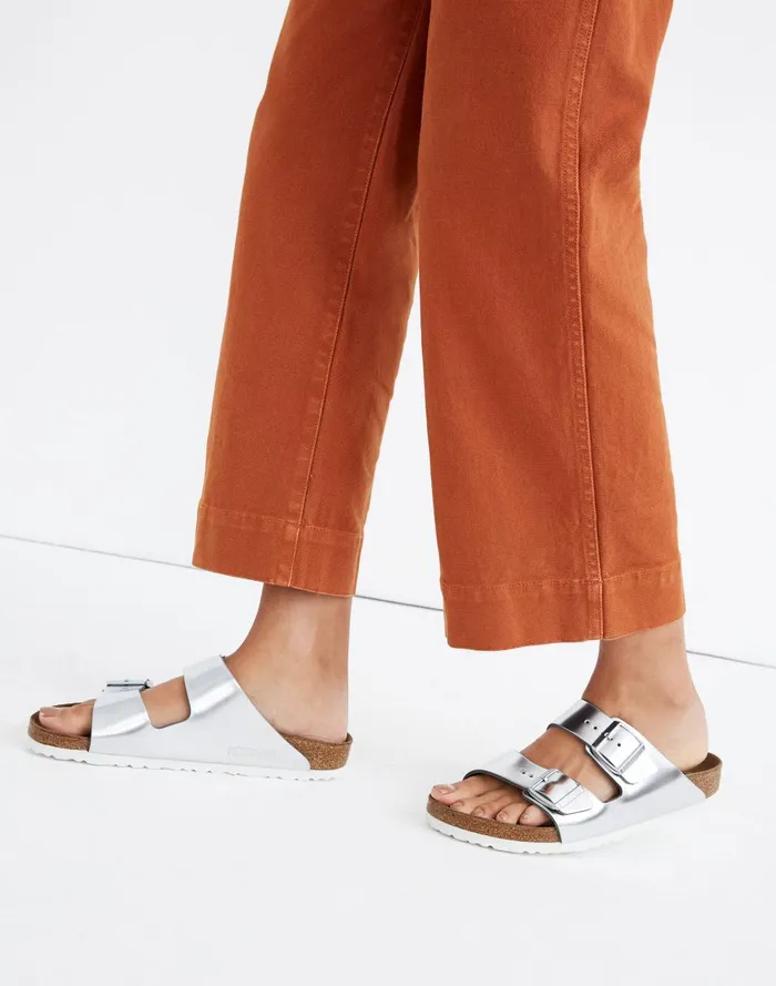 Women Sandals Madewell Birkenstock Arizona Sandals In Leather