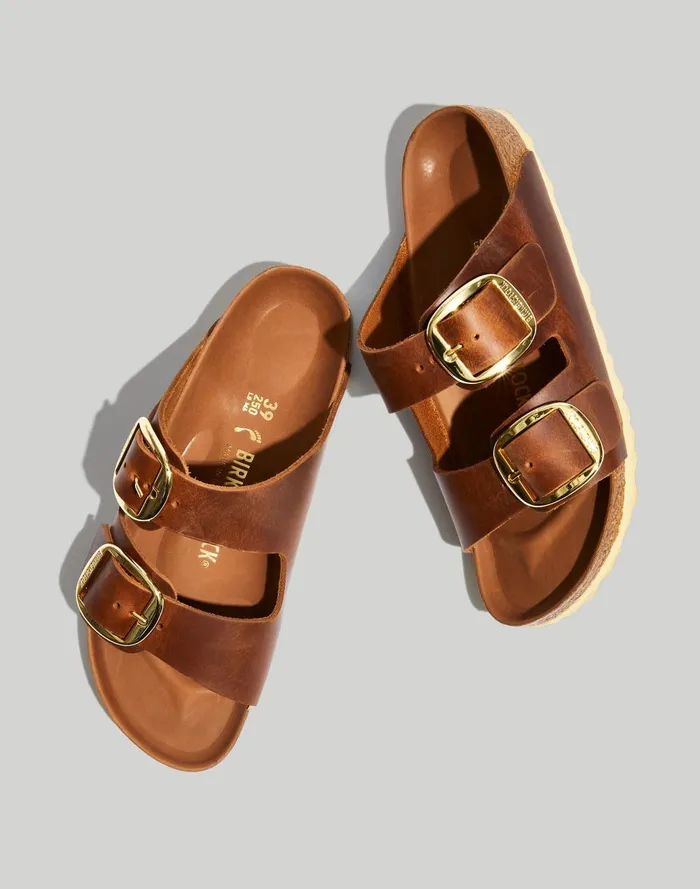 Women Sandals Madewell Birkenstock Big Buckle Arizona Sandals