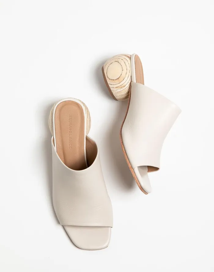 Women Sandals Madewell HUMA BLANCO Leather Milla Sandal Mules