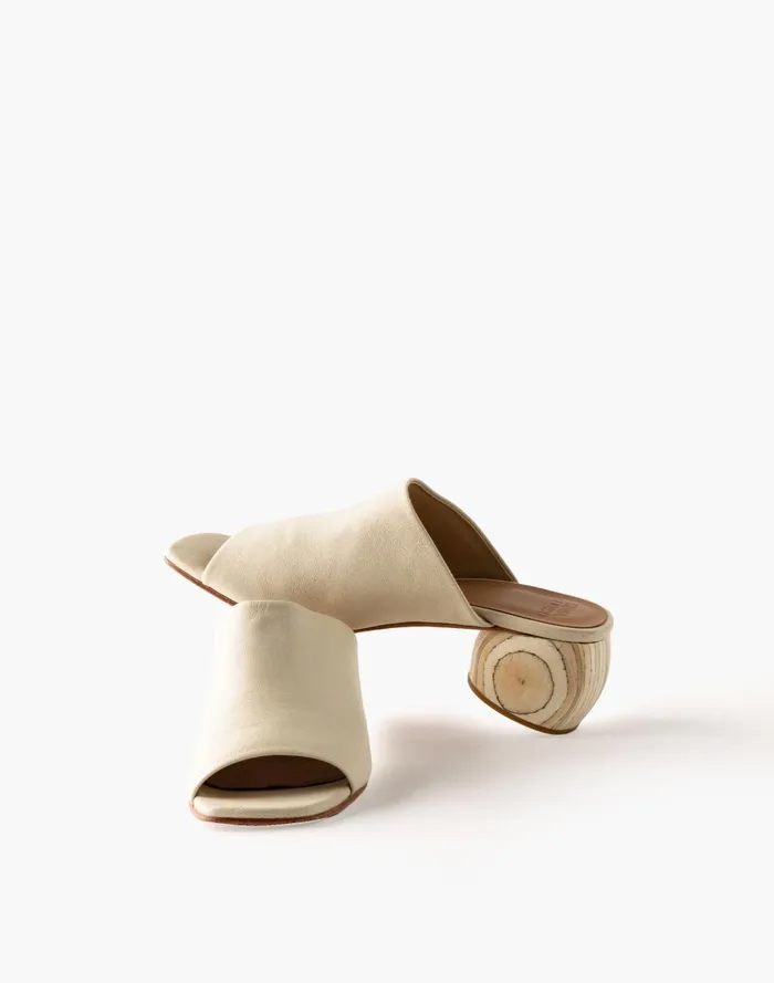 Women Sandals Madewell HUMA BLANCO Leather Milla Sandal Mules