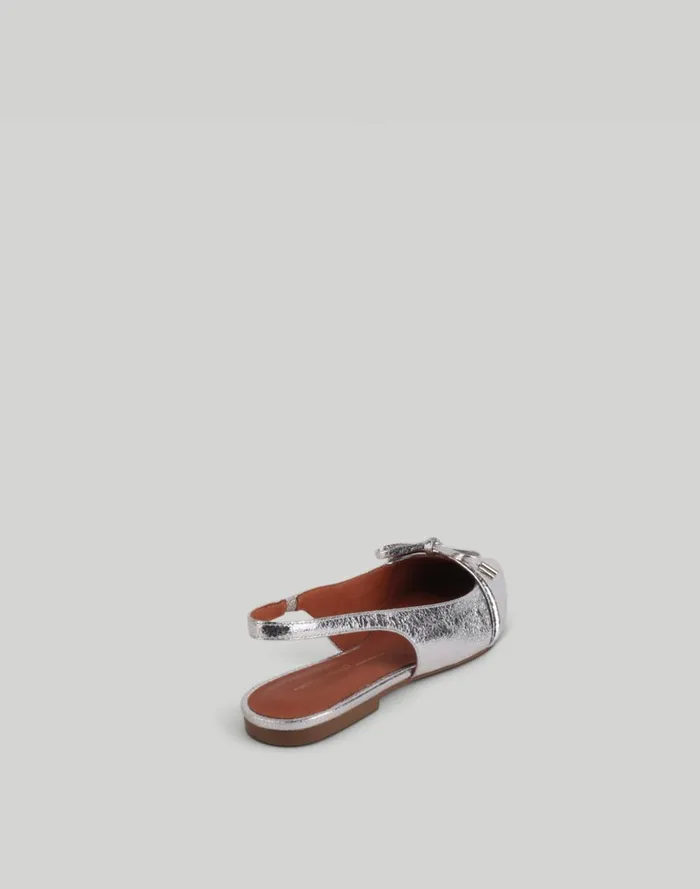 Women Sandals Madewell Intentionally Blank SEVENTH METALLIC SLINGBACK FLAT