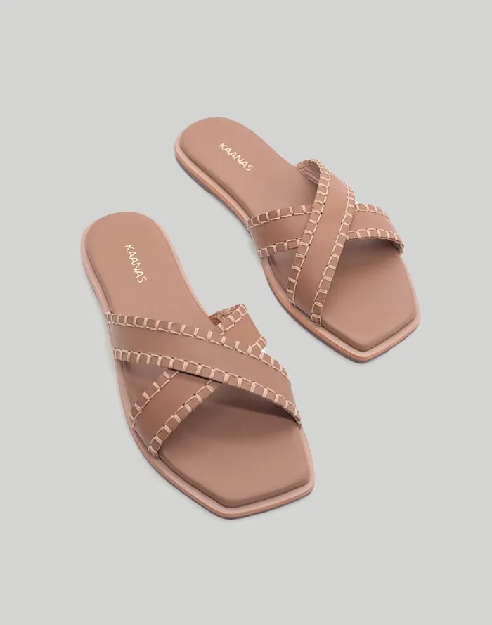 Women Sandals Madewell KAANAS Larimar Crisscross Sandals