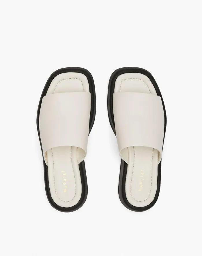 Women Sandals Madewell Maguire Leather Bara Slide Sandals