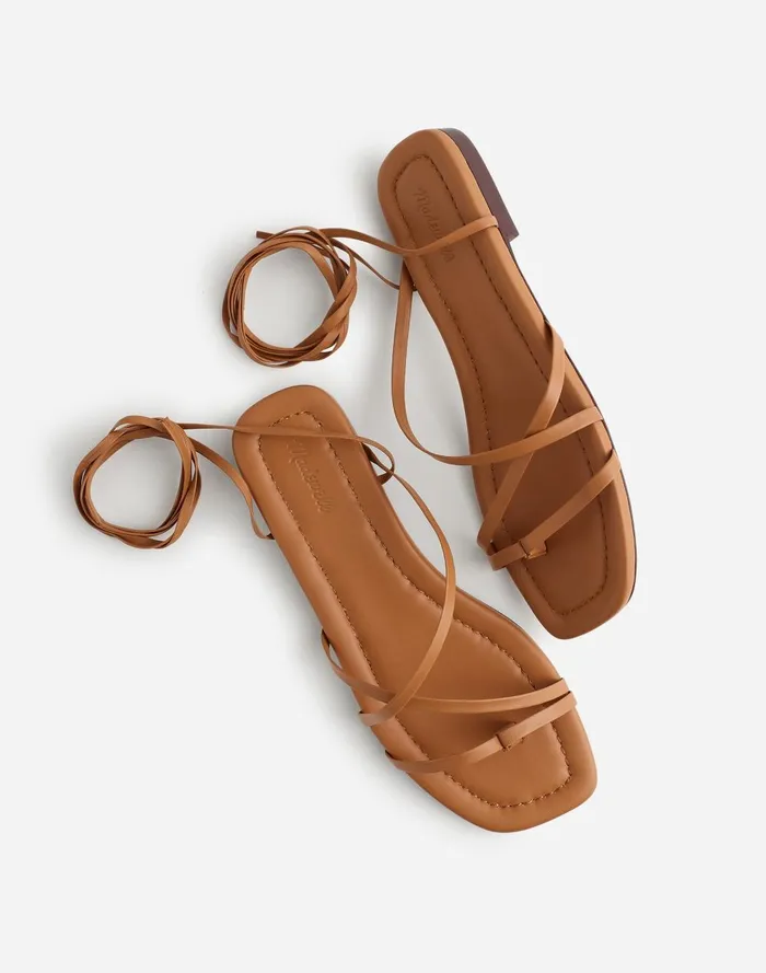 Women Sandals Madewell The Carrie LaceUp Sandal