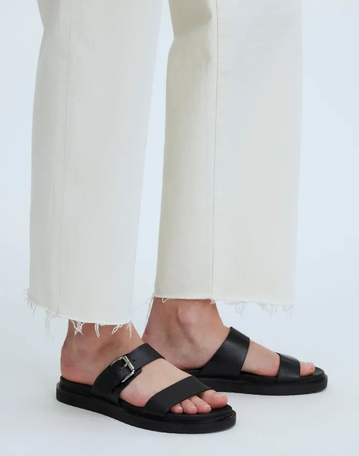 Women Sandals Madewell The Dee DoubleStrap Slide Sandal