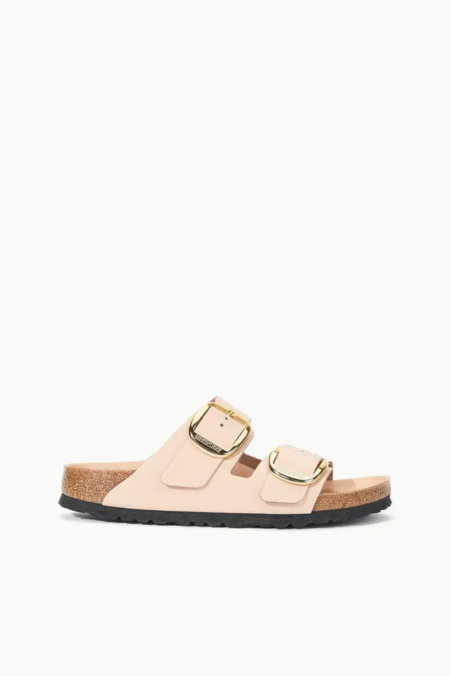 Women Sandals STAUD BIRKENSTOCK ARIZONA BIG BUCKLE SANDAL HIGH SHINE NEW BEIGE
